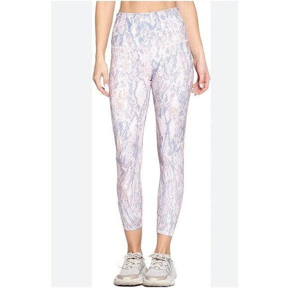 Evolution And Creation Size Small High Waist Pink Reptile Print The Mia Legging - Picture 2 of 10